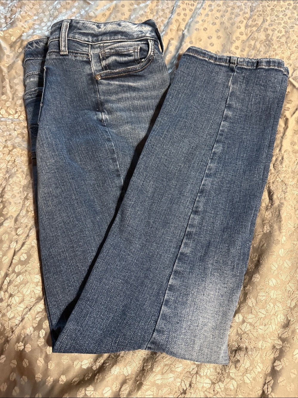 Silver Jeans Women's Skinny Mid Blue Stretch Denim